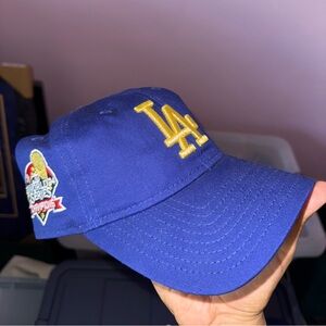 Dodgers Gold New Era 9Twenty Cap with Patch